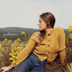 Doen Dôen Risette Cardigan - Mustard - XS
